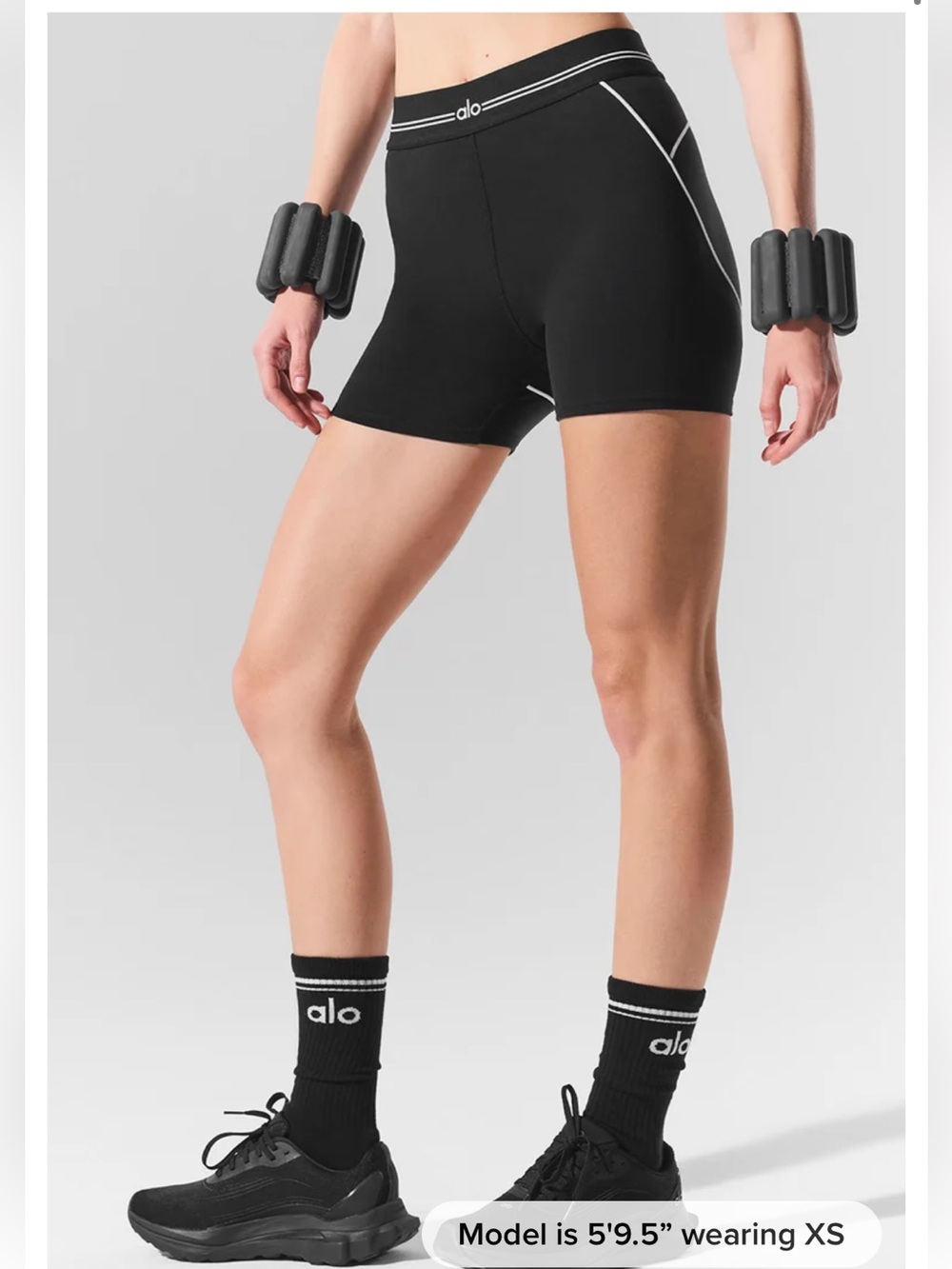 ALO Yoga 4" Airbrush High-Waist Heart Throb Short size xs